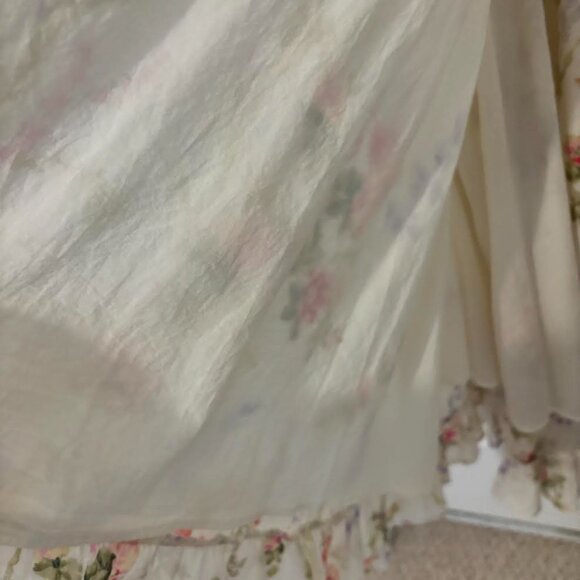 Ralph Lauren Denim and Supply Gauze Floral Wrap Dress - Picture 6 of 9